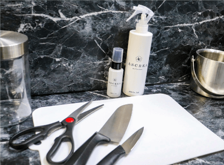 ASCREAの特徴01 ASCREAの除菌効果 - 圧倒的な除菌力 -